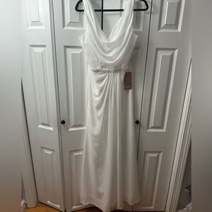 Elegant White Evening Gown